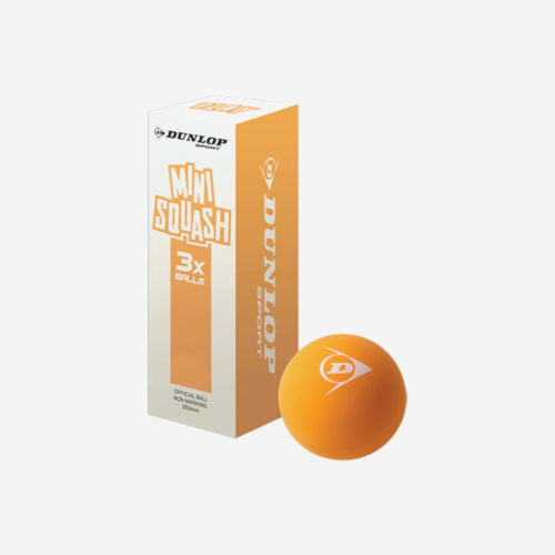 Dunlop Fun Mini Orange Squash Balls - 3 Pack