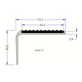 Tredsafe 43mm Long Front Single AA109 - Mtr