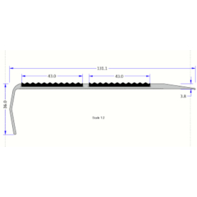 Tredsafe 2X43mm HD Rakeback AA207 - Mtr