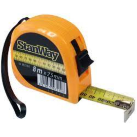 Tape Measure T/Ware 8M Fluro
