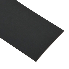 Flat Skirting 150mm Black Roll 30M