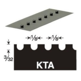Trowel Blade Carpet KTA V6 SM