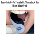 Arti Fol Metallic Complete 12&micro;m Black/Red Strips BK 328 20pk