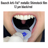 Arti Fol Metallic Complete 12&micro;m Black/Red Strips BK 328 20pk