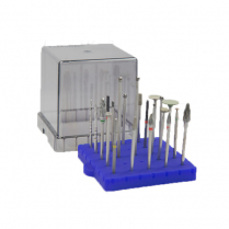 Bur Butler Blue Bur Block with Tall Lid (Holds 25)