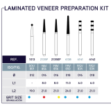 Laminated Veneer Prep Bur Kit (6 Burs)