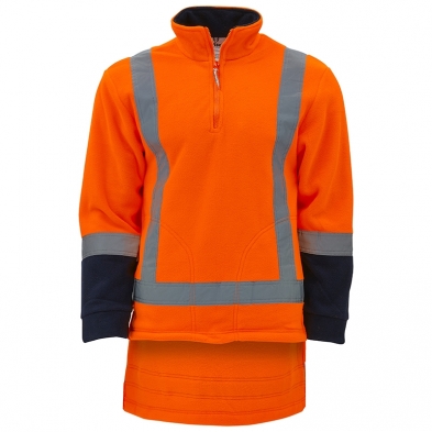 Wise Orange Hi-Vis Polar Fleece