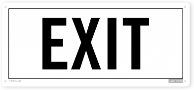 exit sign