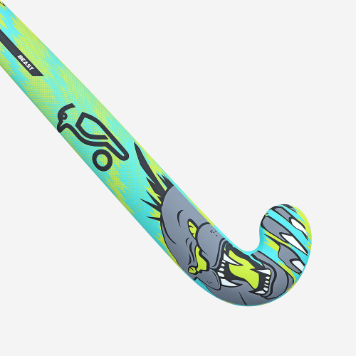 Beast Wooden Green Hockey Stick