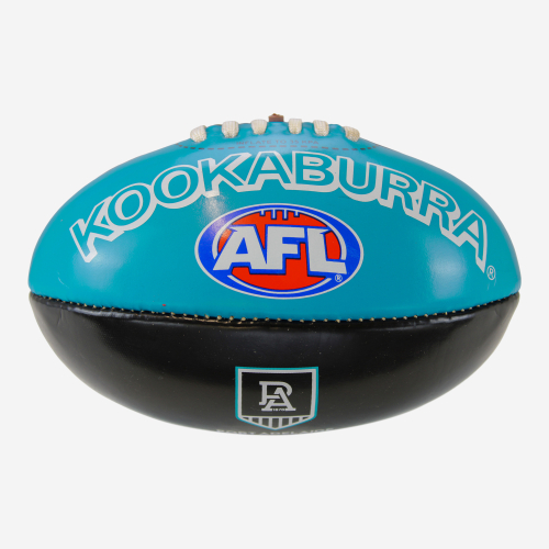 Kookaburra AFL Mini PVC Football 20CM Port Adelaide Power