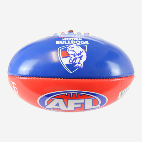 Kookaburra AFL Mini PVC Football 20CM Western Bulldogs