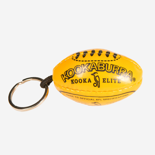 YELLOW KOOKABURRA FOOTBALL KEYRING