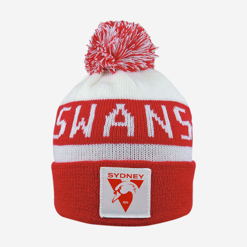 SYDNEY SWANS AFL BAR BEANIE