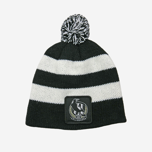 COLLINGWOOD MAGPIES AFL INFANT BEANIE