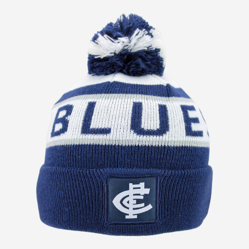 CARLTON BLUES YOUTH BEANIE