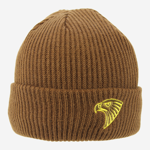 HAWTHORN HAWKS AFL WHARFIE BEANIE
