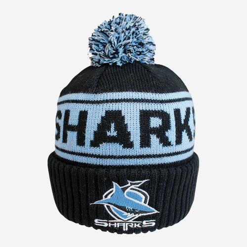 CRONULLA SHARKS NRL STRIKER BEANIE