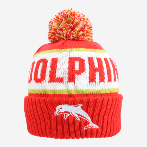 Dolphins NRL Striker Beanie