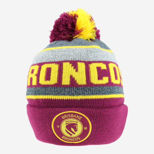 Brisbane Broncos NRL Tundra Beanie