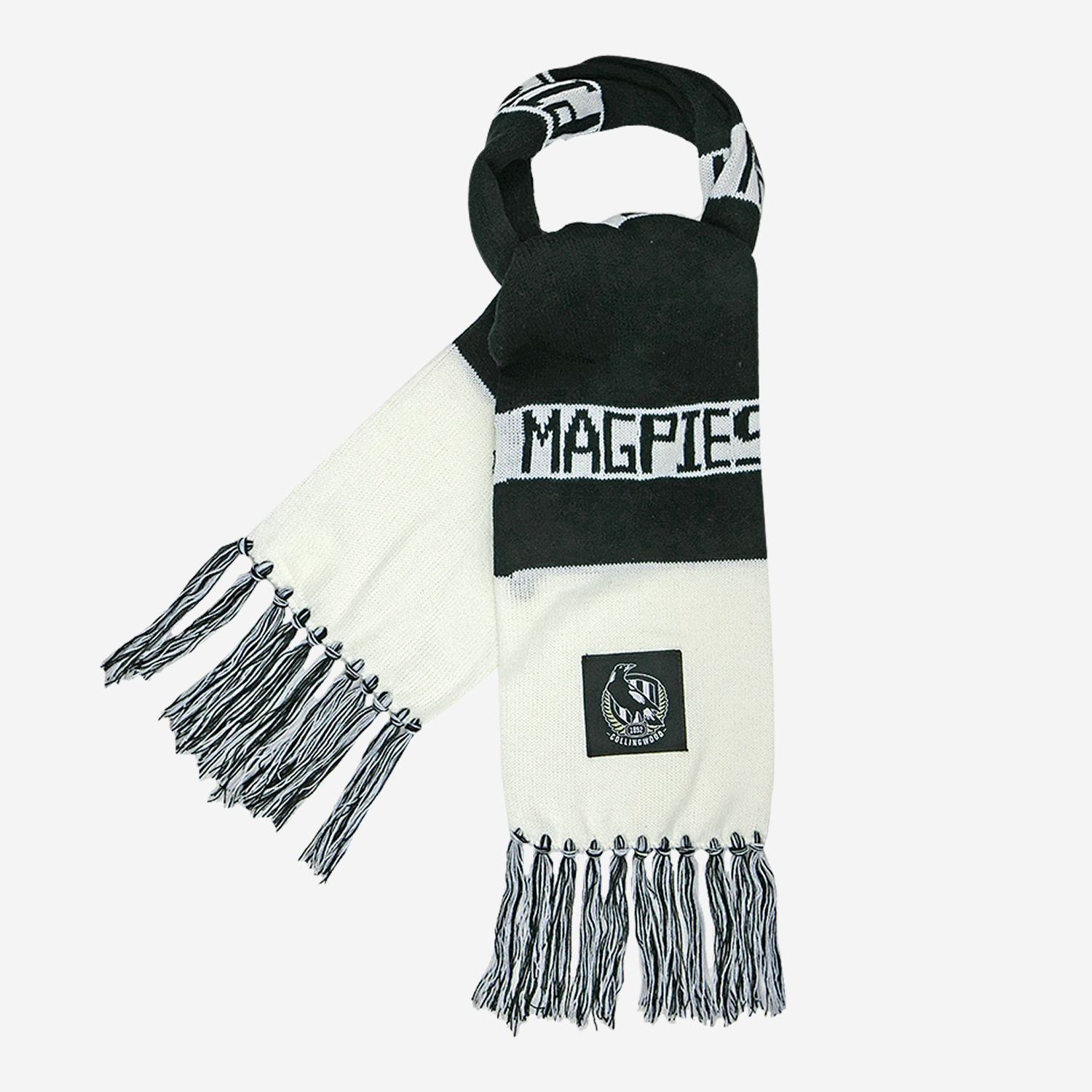 AFL Bar Scarf Collingwood Magpies