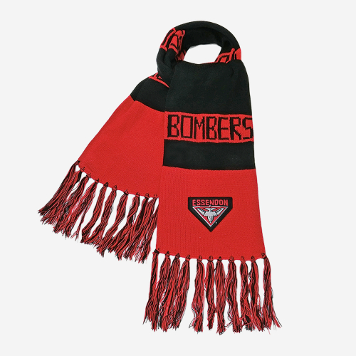ESSENDON BOMBERS AFL BAR SCARF