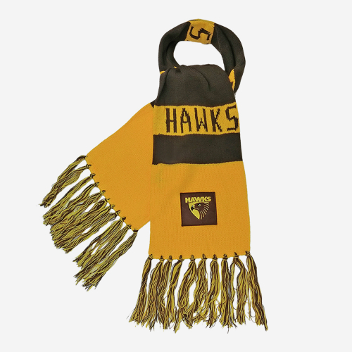 HAWTHORN HAWKS AFL BAR SCARF
