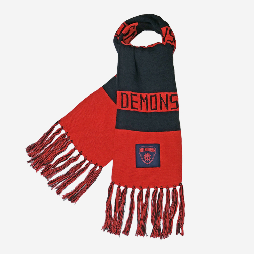 MELBOURNE DEMONS AFL BAR SCARF