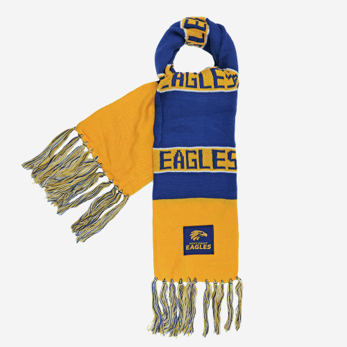 WEST COAST EAGLES AFL BAR SCARF