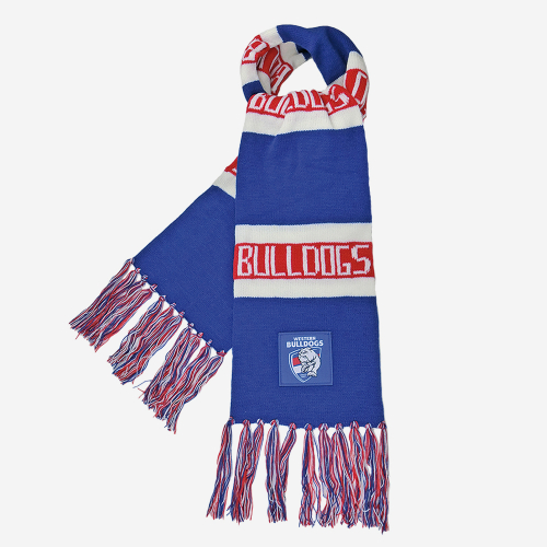 WESTERN BULLDOGS AFL BAR SCARF