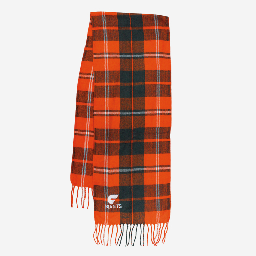 GREATER WESTERN SYDNEY GIANTS AFL TARTAN SCARF