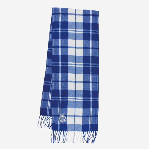 NORTH MELBOURNE KANGAROOS AFL TARTAN SCARF