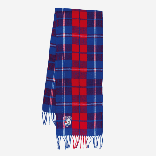 WESTERN BULLDOGS AFL TARTAN SCARF