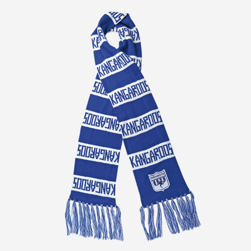 NORTH MELBOURNE KANGAROOS AFL HERITAGE BAR SCARF
