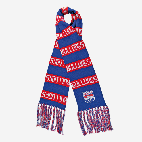 WESTERN BULLDOGS AFL HERITAGE BAR SCARF