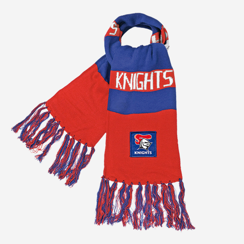 NEWCASTLE KNIGHTS NRL BAR SCARF