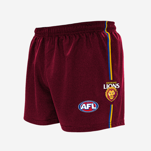 BRISBANE LIONS AFL REPLICA SHORTS