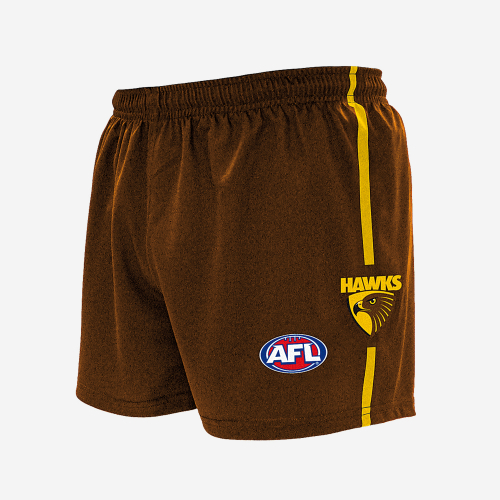 HAWTHORN HAWKS AFL REPLICA SHORTS