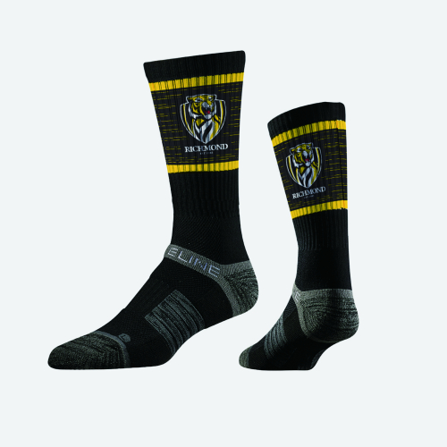 RICHMOND TIGERS AFL STRIDELINE SOCK  Junior