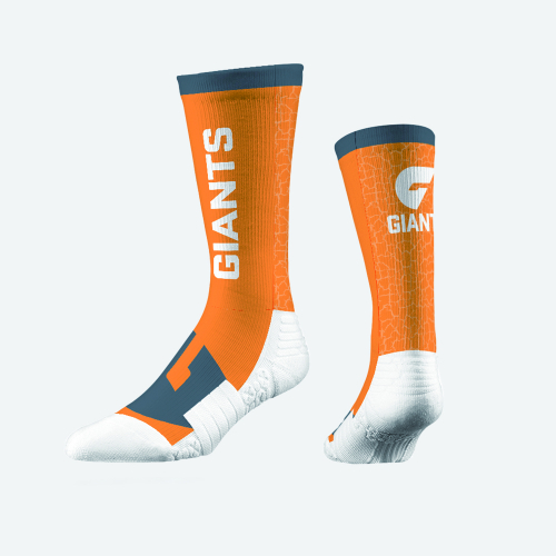 GWS AFL WORDMARK SOCK Junior