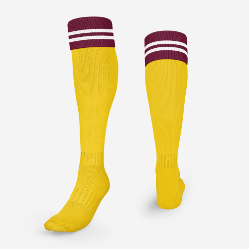 Retro Broncos NRL Socks