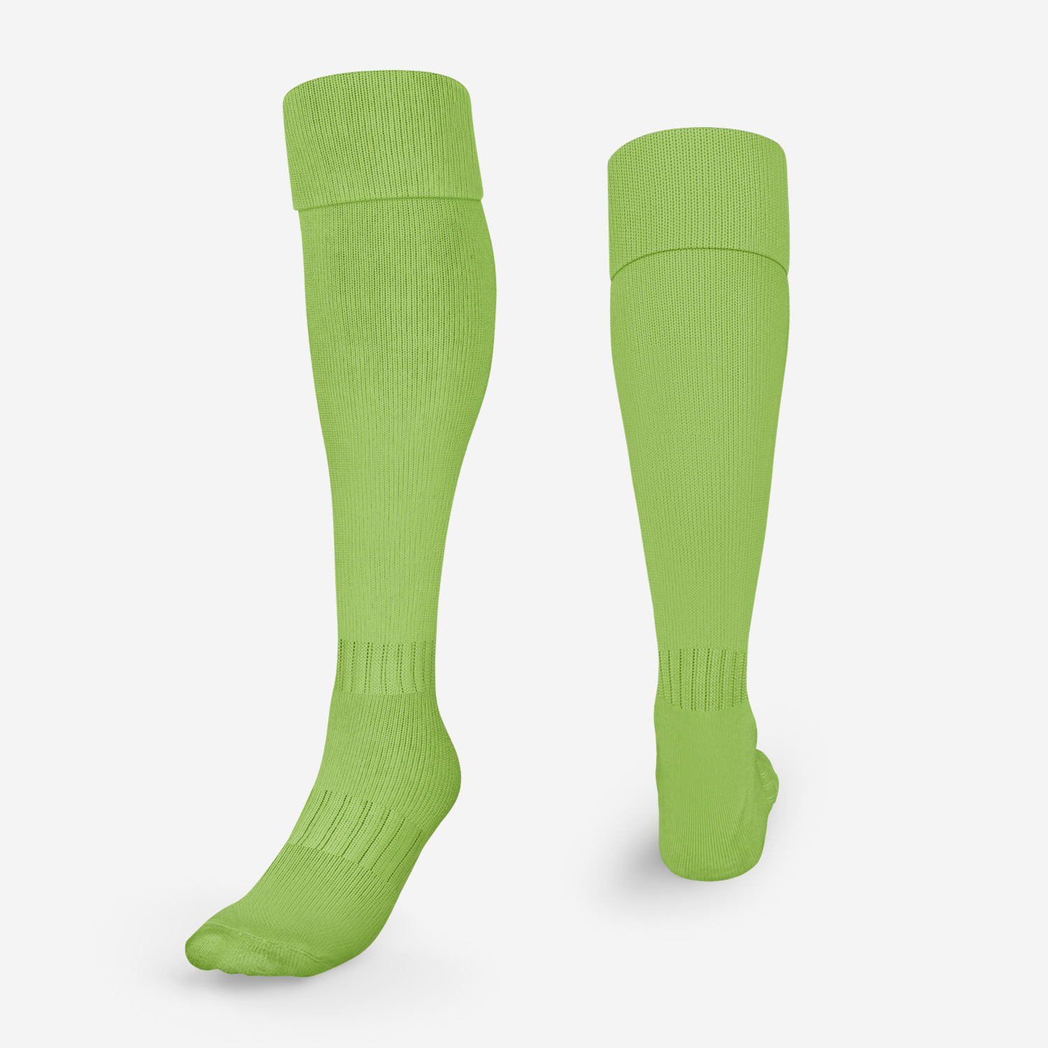 Umpires Lime Football Socks