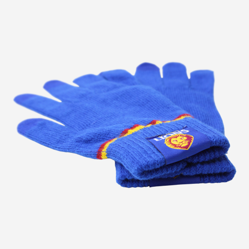 BRISBANE LIONS AFL TOUCHSCREEN GLOVES