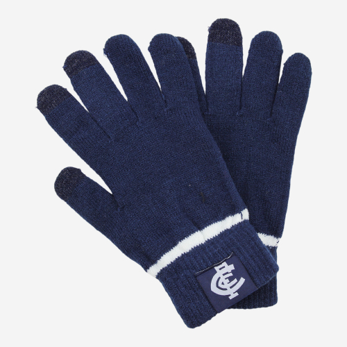 CARLTON BLUES AFL TOUCHSCREEN GLOVES