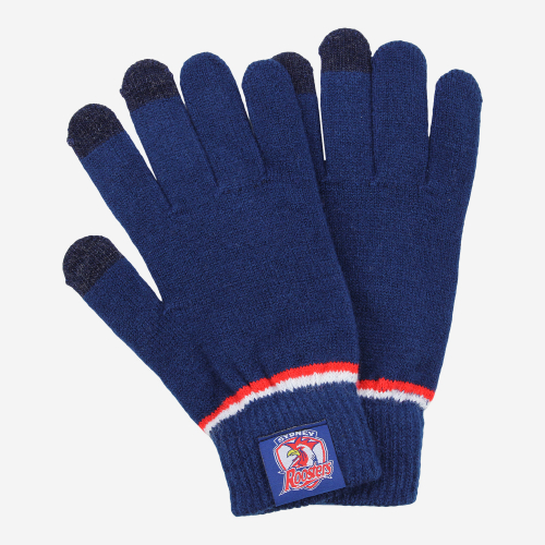 SYDNEY ROOSTERS NRL TOUCHSCREEN GLOVES