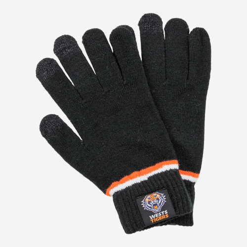 WESTS TIGERS NRL TOUCHSCREEN GLOVES