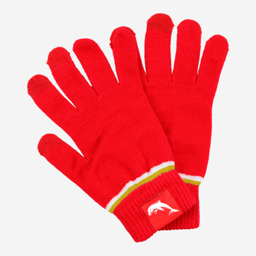 Dolphins NRL Touchscreen Gloves