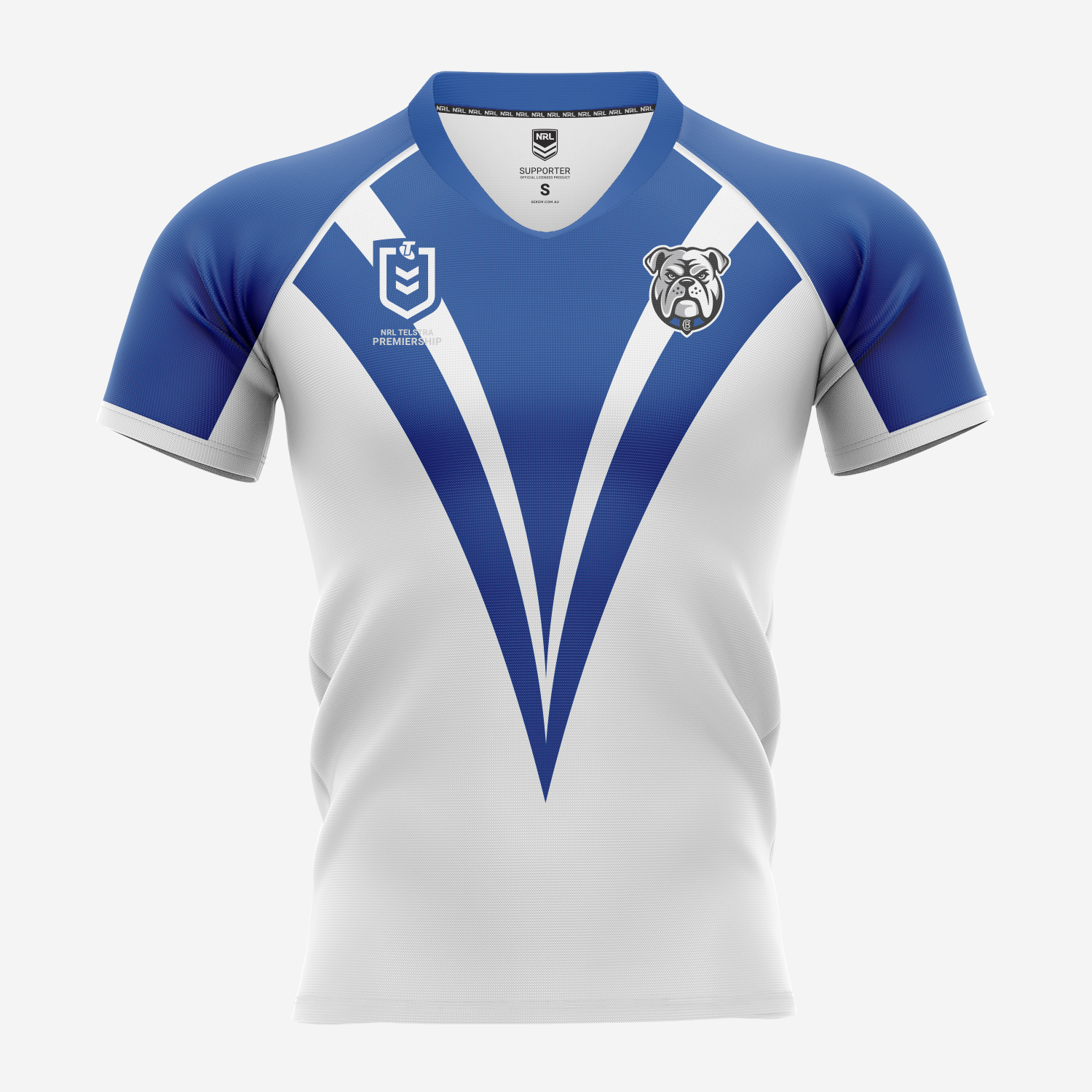 Canterbury Bulldogs NRL Replica Jersey - Front View