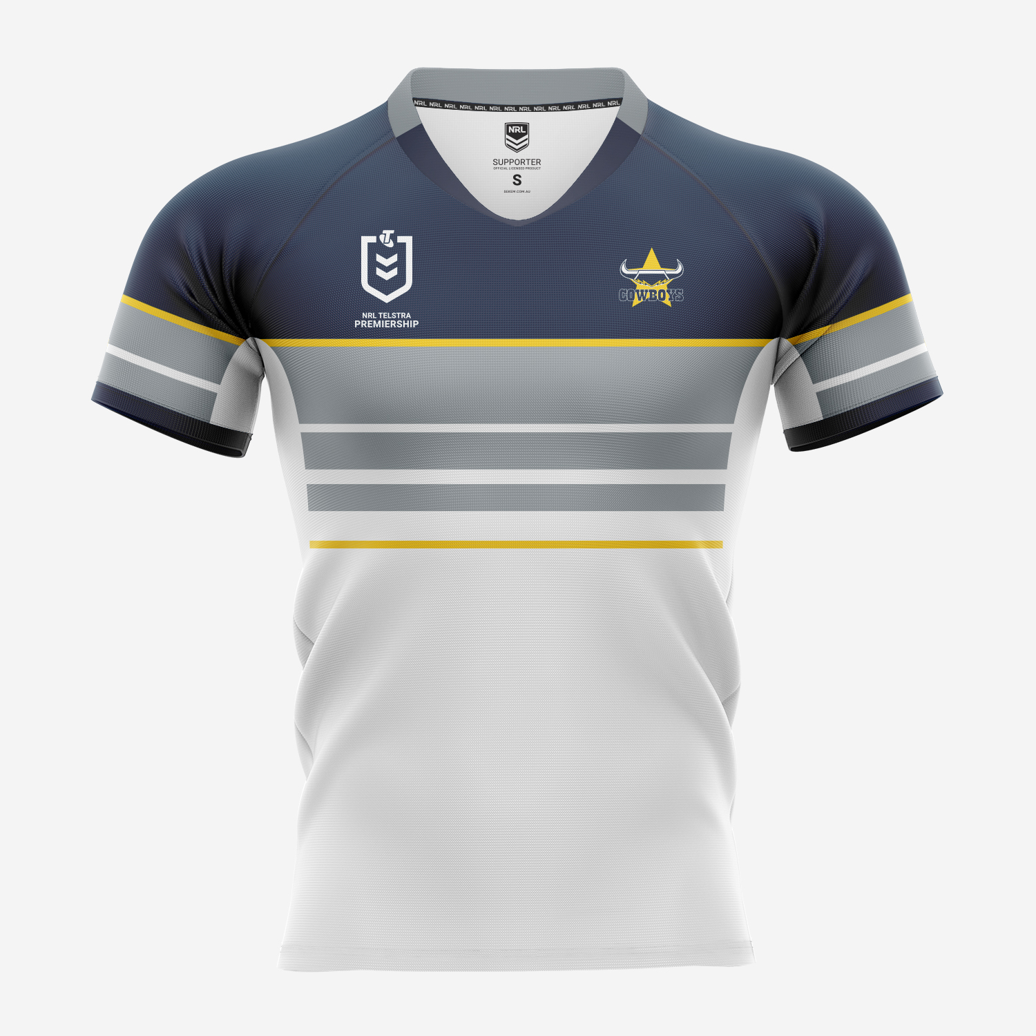 North Queensland Cowboys NRL Replica Jersey - Front View