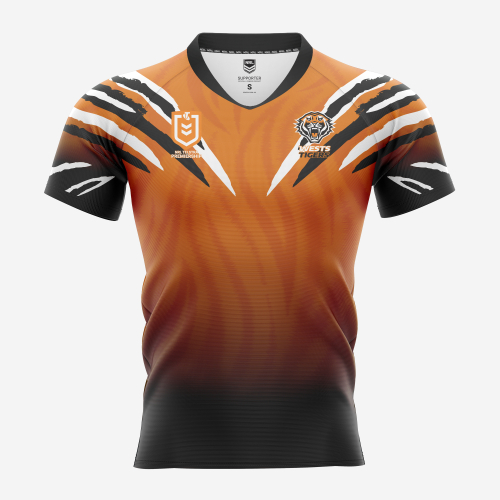 West Tigers NRL Replica Jersey - Front View