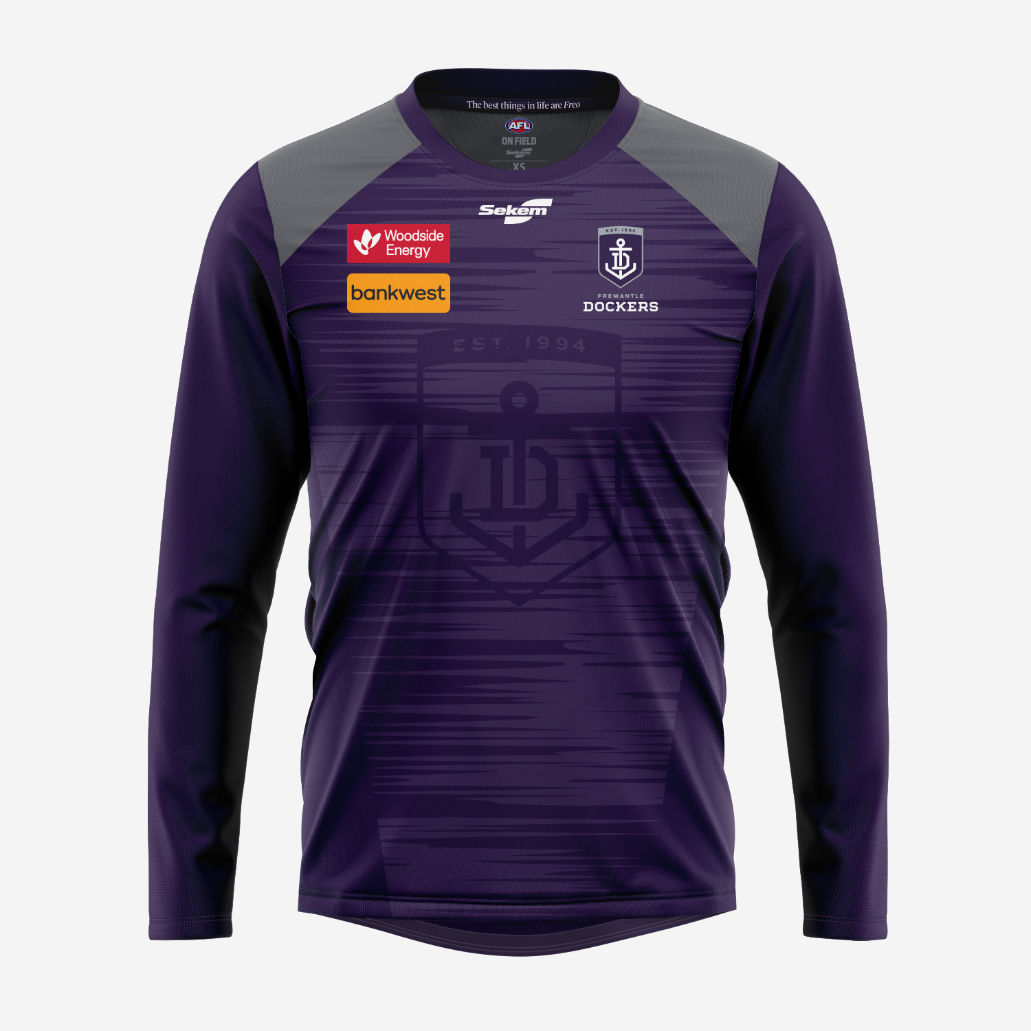 FREMANTLE PLAYER TRAINING TEE LONG SLEEVE